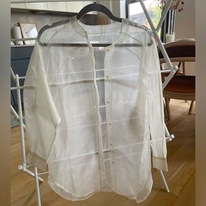 Mr. Larkin Queenie Silk Organza Shirt